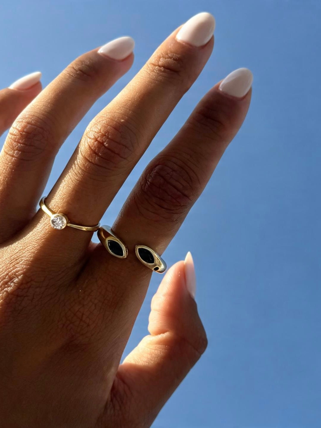 the Jeremiah Ring - Petite Solitaire Diamond Ring