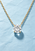 the Arc - Solitaire Diamond Necklace